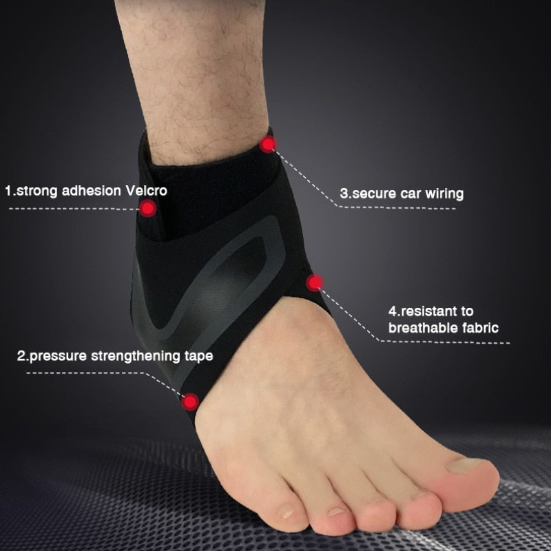 Sport Ankle Support Brace Elastic High Protect Guard Band