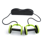 Load image into Gallery viewer, AB Wheels Roller Stretch Elastic Abdominal Resistance Pull Rope Tool AB roller for Abdominal muscle trainer exercise 7
