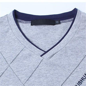 Men's Casual V Neck Top