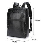 Load image into Gallery viewer, 20 VORMOR Brand waterproof 15.6 inch laptop backpack men PU leather backpacks for teenager Men Casual Daypacks mochila male
