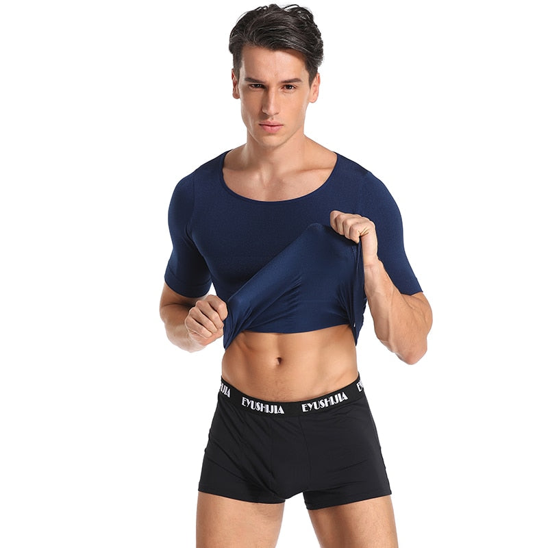 Classix Men Body Toning T-Shirt Body Shaper Corrective Posture