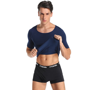 Classix Men Body Toning T-Shirt Body Shaper Corrective Posture Shirt S – M.A.C.  Athletes