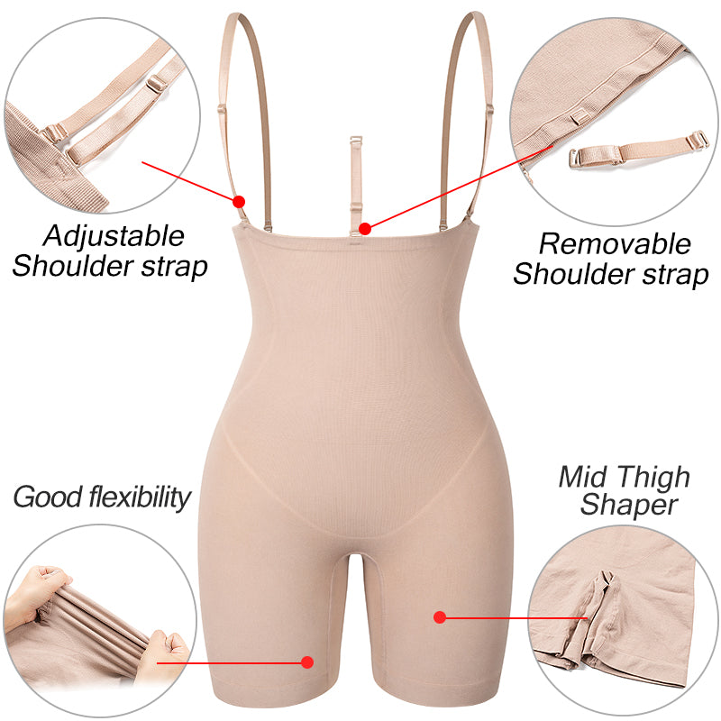 Women's Tummy Control Seamless Full Body Shaper