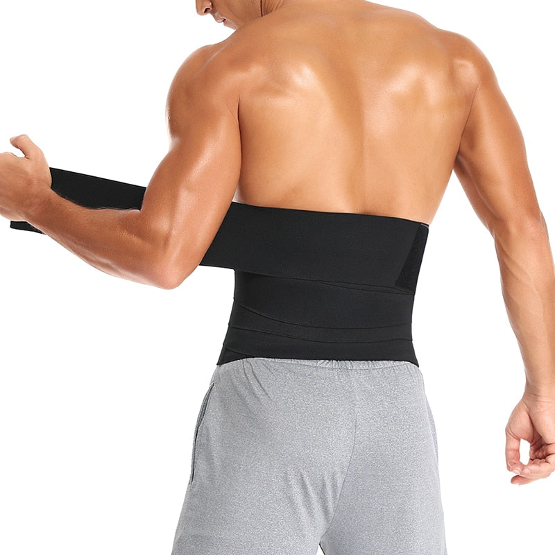 Men Waist Trainer Body Shaper Male Abdomen Reducer Bandage Wrap Slimmi –  M.A.C. Athletes