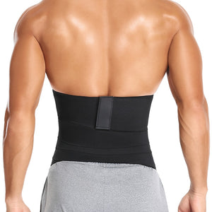 Men Waist Trainer Waist Trimmer Sweat Slimmer Belt Belly Belt Mens Fitness  Body Shaper