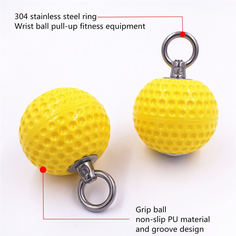 7.2cm Pull Up Balls Cannonball Grips for Finger Trainer Grip Strength Training Arm Muscles Barbells Gym Hand Grip Ball Exerciser