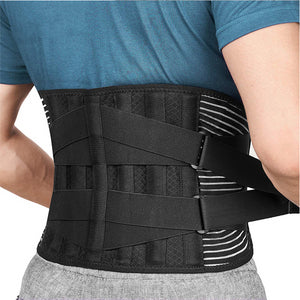 Double Pull Back Lumbar Support Belt Waist Orthopedic Brace Men Women Corset Spine Decompression Waist Trainer Pain Relief