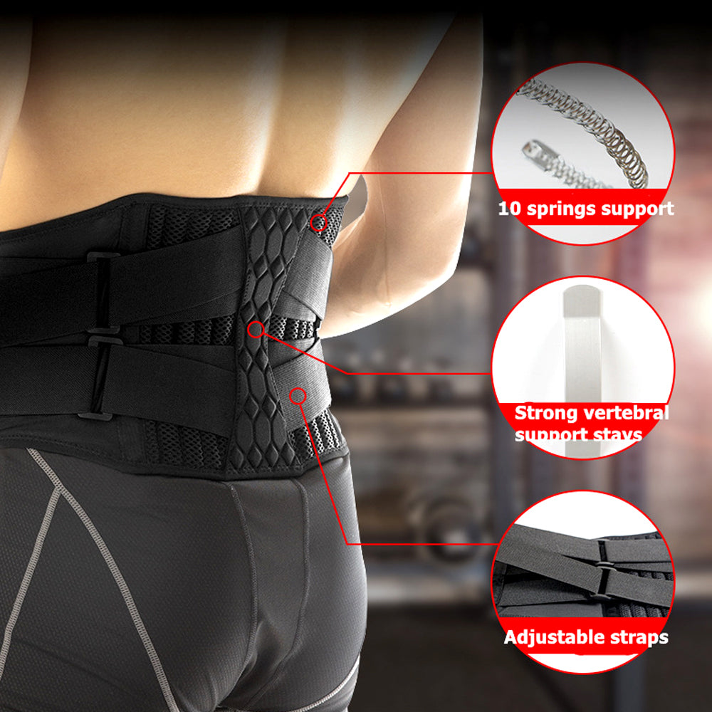 Lumbar Lower Back Brace Waist Support